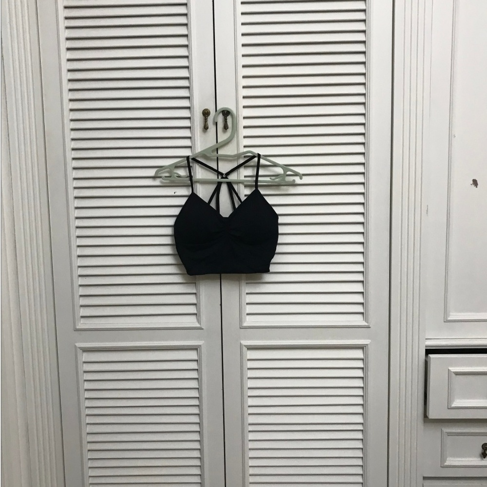 Cute Strappy Bralette Volleyball Sports Bra